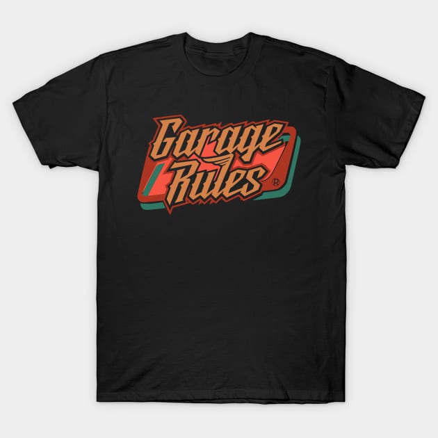 Garage Rules Oil vintage custom T-Shirt by SpaceWiz95